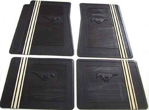 Mustang top floor mat